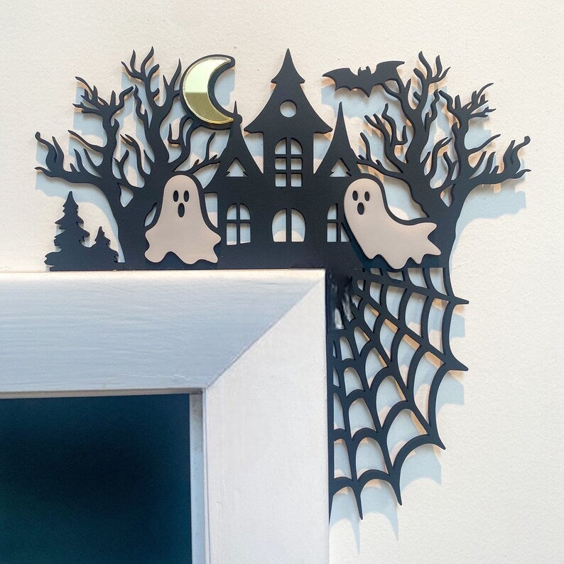 🎃Halloween Gift 50% Off--Metal Halloween Door Topper