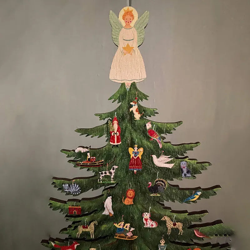 🎄Christmas Tree - Wooden Mantle Ornament