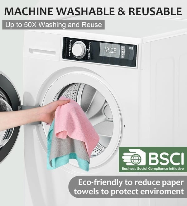 ♻️Reusable Microfiber Paper Towels Roll🧻(20cloths/roll)