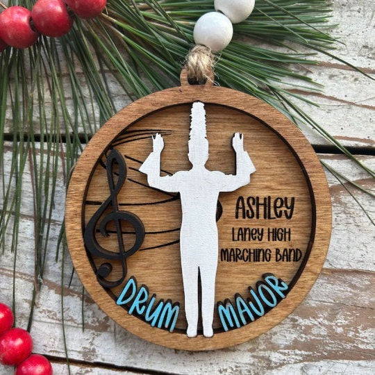 🎼Personalized Band Christmas Tree Ornament