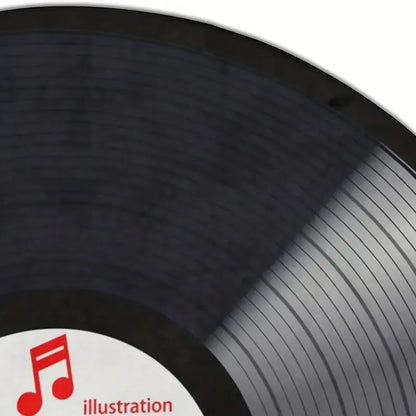 Round Vinyl Record Rug