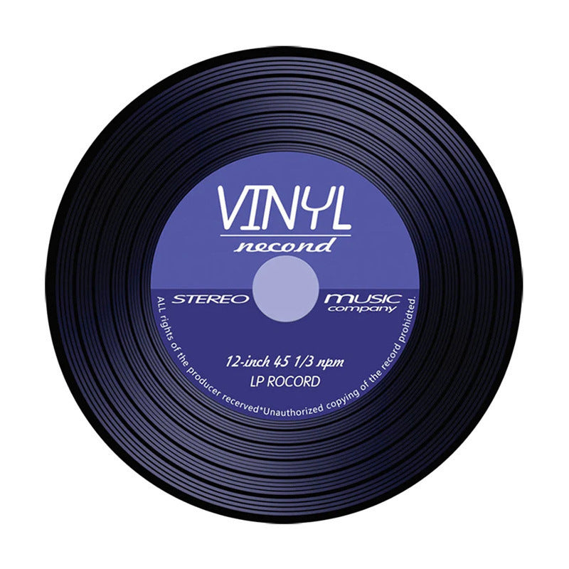 Round Vinyl Record Rug