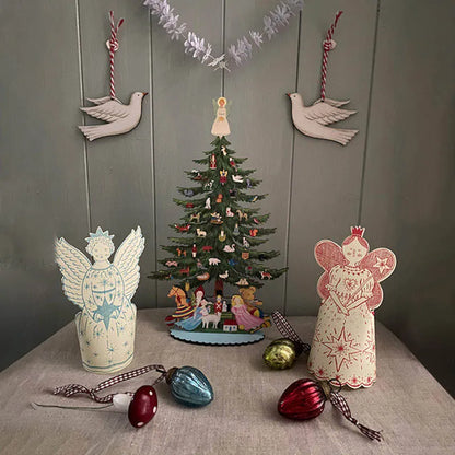 🎄Christmas Tree - Wooden Mantle Ornament