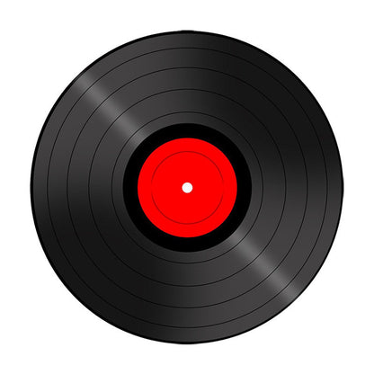 Round Vinyl Record Rug