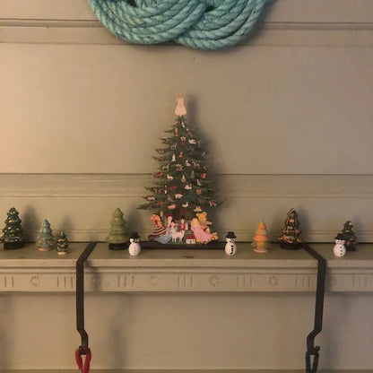 🎄Christmas Tree - Wooden Mantle Ornament