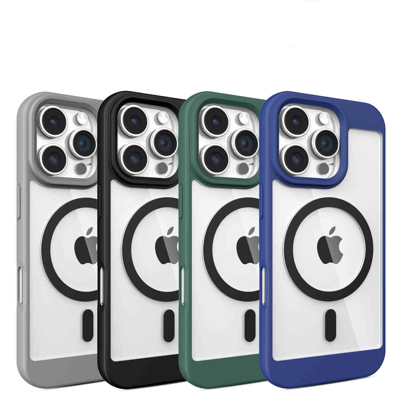 MagSafe-Compatible Clear Magnetic Case with High-Definition Transparent Back