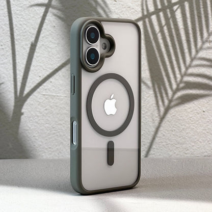 MagSafe-Compatible Transparent iPhone Case with Shockproof Protection