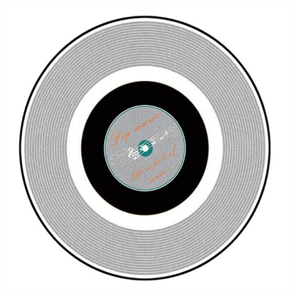 Round Vinyl Record Rug