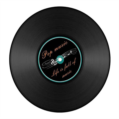 Round Vinyl Record Rug