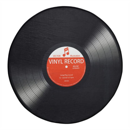 Round Vinyl Record Rug