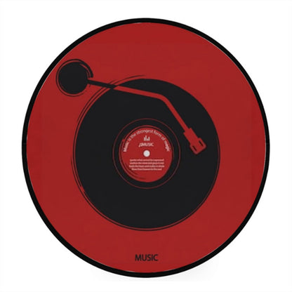 Round Vinyl Record Rug