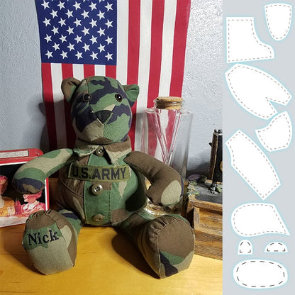 Memory Bear Template Ruler Set - With Instructions