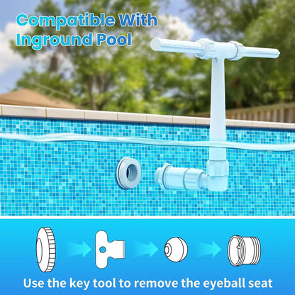 🔥Summer Sale🌊Pool Cooling Waterfall Oxygen Fountains