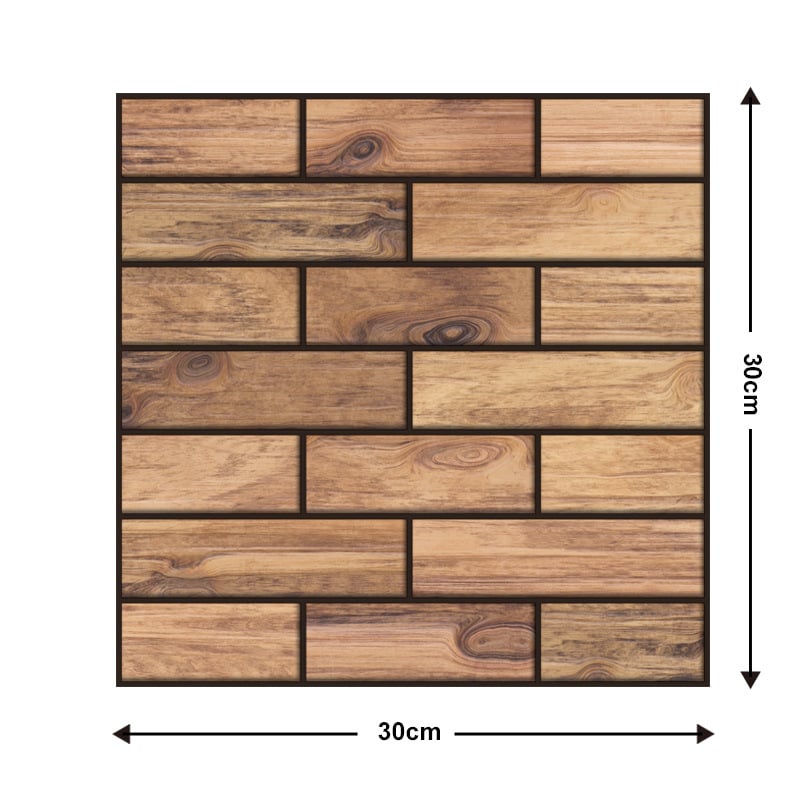 10Pcs 3D Peel and Stick Wall Tiles(12x12 inches)