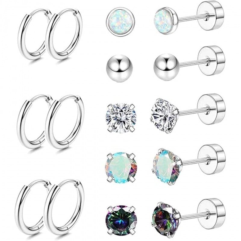 ✨LAST DAY 49% OFF✨8 Pairs Hypoallergenic Earrings