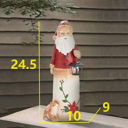 🎄Outdoor Woodland Statues with Solar Lantern🌲