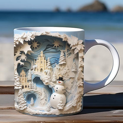 3D Christmas Creative Mug