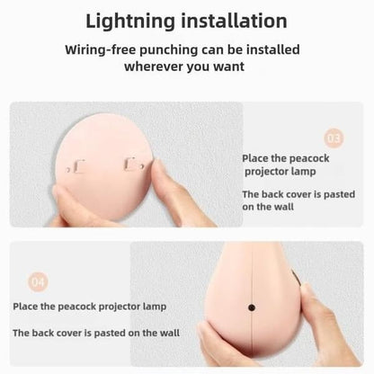 🦚✨Peacock Projector Lamp