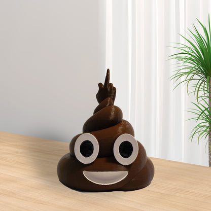 🤣Poop Emoji with Middle Finger