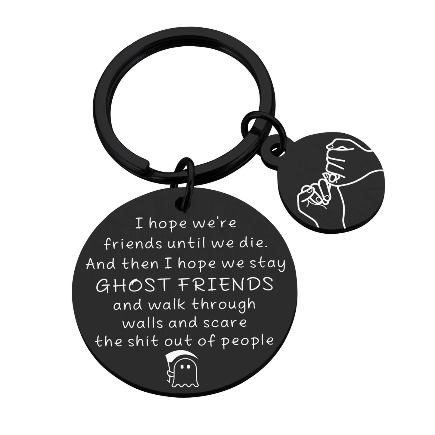 👻Friendship Metallic Keychain