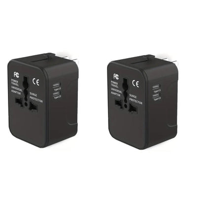 Universal Travel Adapter with Dual USB Ports