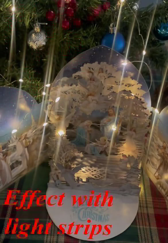 🎄🎅Early Christmas Promotion - 49% OFF🎄Handcrafted 3D Nativity Scene Christmas Scene Greeting Card