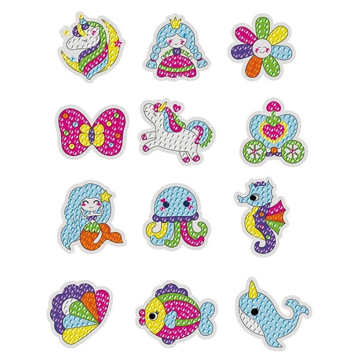 DIY children's free stick cartoon painting