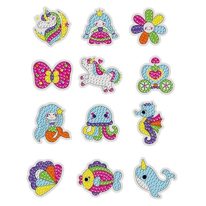 DIY children's free stick cartoon painting