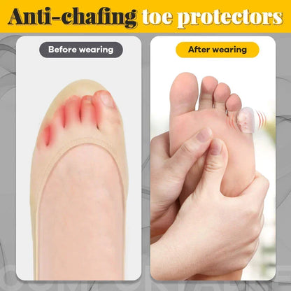 🔥 Silicone anti-friction toe protector