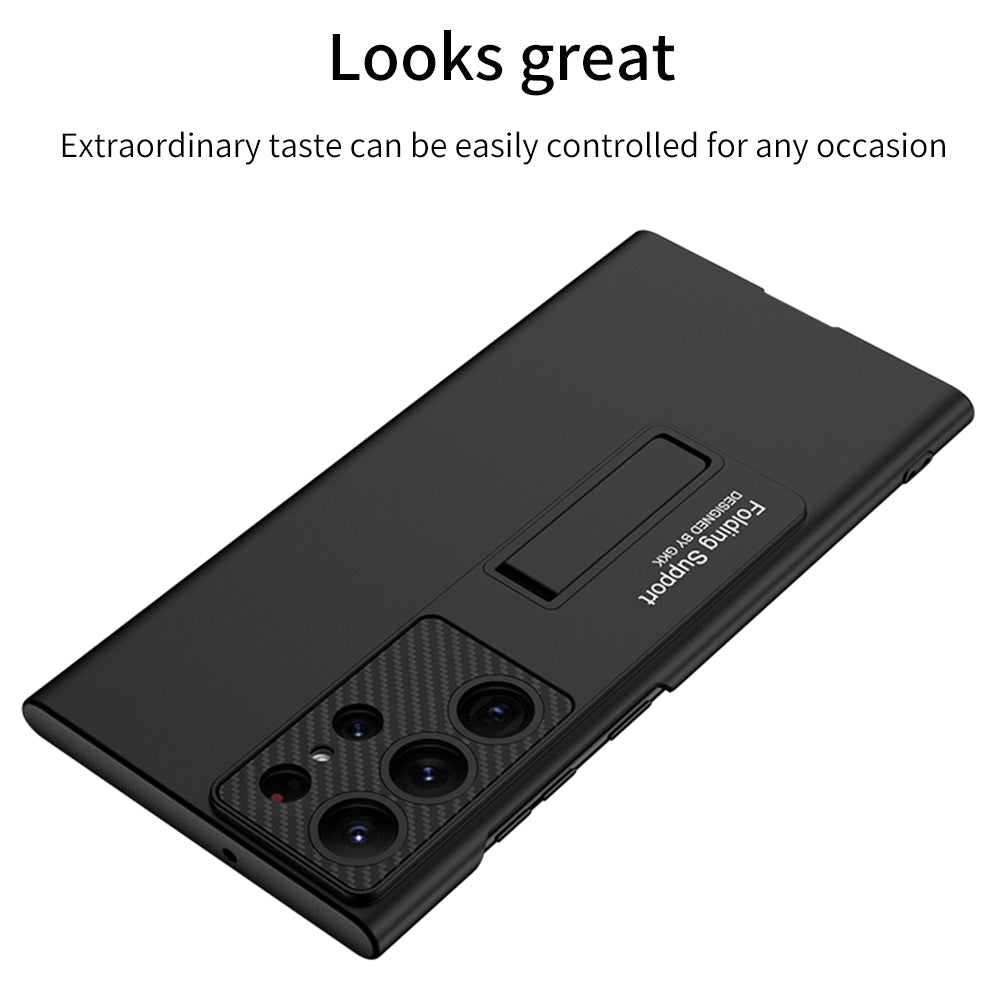 Ultra-thin Frosted Invisible Stand Cover For Galaxy S24 S23 S22 Ultra Plus