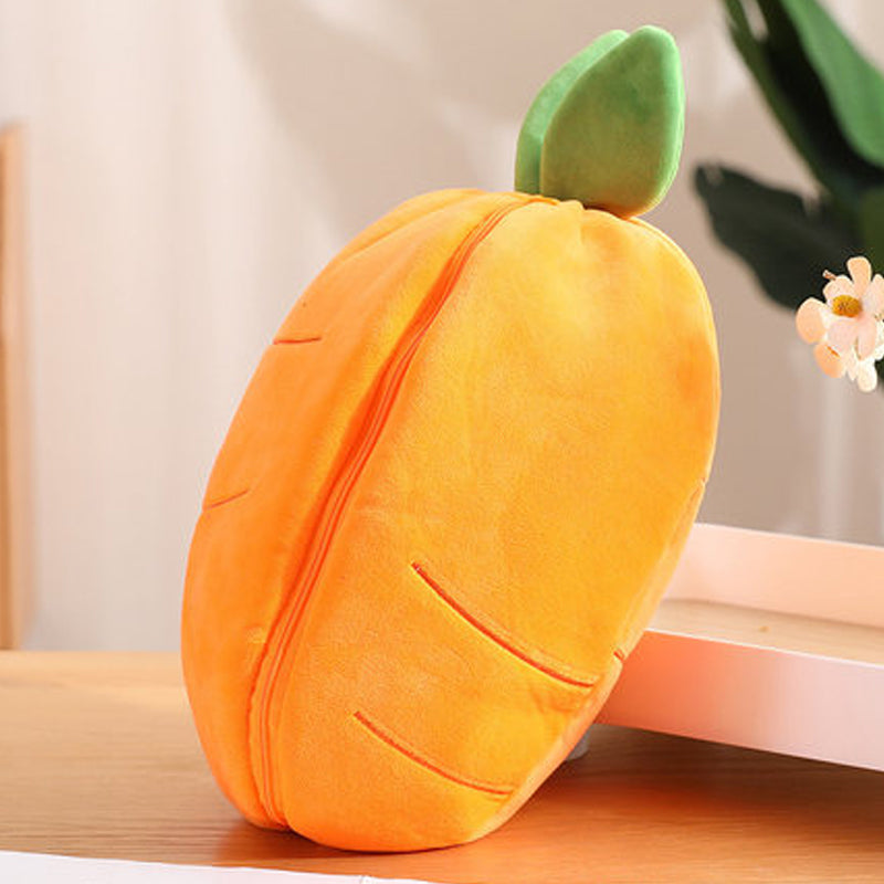 Strawberry Bunny Transformed into Little Rabbit Fruit Doll Plush Toy