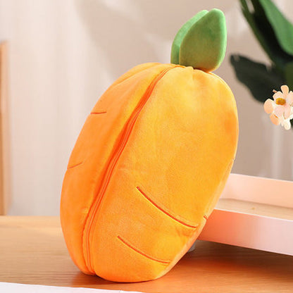 Strawberry Bunny Transformed into Little Rabbit Fruit Doll Plush Toy