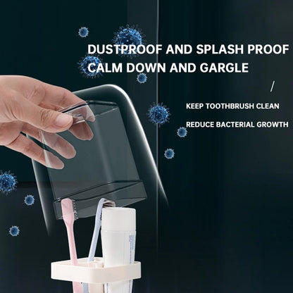 🪥 Stylish Toothbrush Holder with Cover