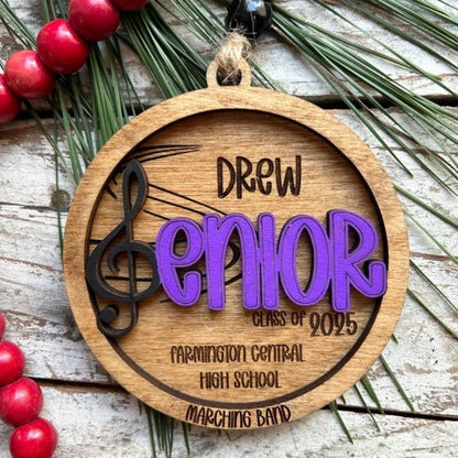 🎼Personalized Band Christmas Tree Ornament