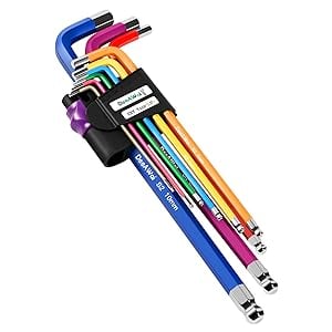 🔥Summer Hot Sale Promotion-49% OFF💯-Toolant Allen Wrench Allen Key Metric&SAE Set, with Ball End for Automotive, Plumber, Workshop, Mechanics