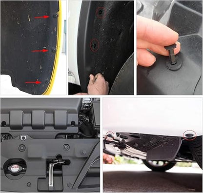 🎁49%OFF🔧100 PCS Car Clip Retainer Auto Fasteners Push Trim Bumper Plastic Rivets Clips Kit