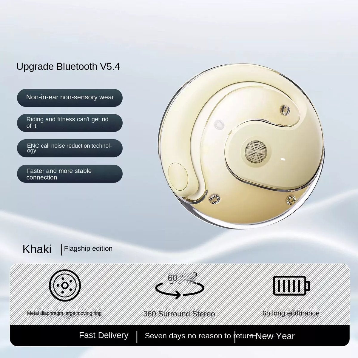 🔥LAST DAY SALE 75% OFF🔥Earphone Wireless Bluetooth[On Sale & Quick Ship!]