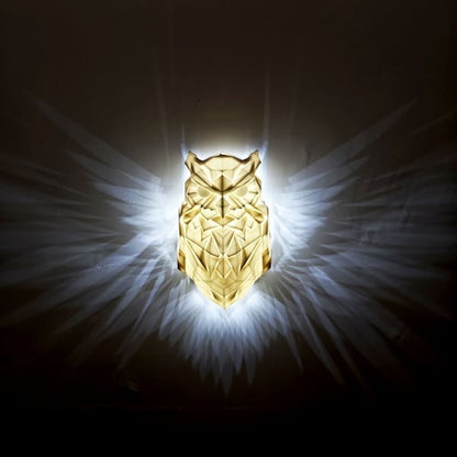 🦉 3D Animal Owl Wall Light 💡