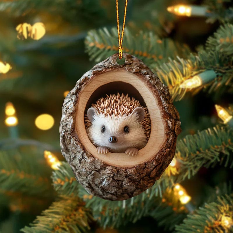 🎅 Early Christmas 49%OFF 🎅 - Christmas Tree Animal Pattern Ornament Forest Animal Decoration