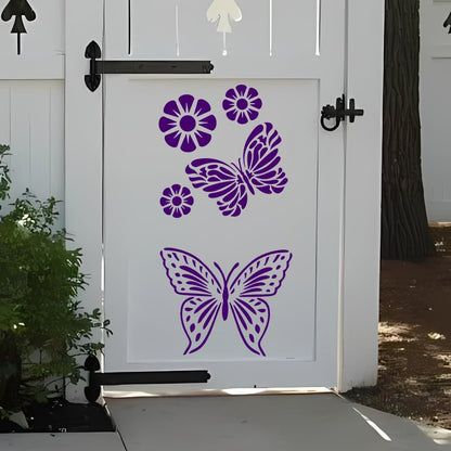 🏡New Year Spring Sale 49% OFF -Garden Fence Large Flower Stencils🌻DIY Decoration