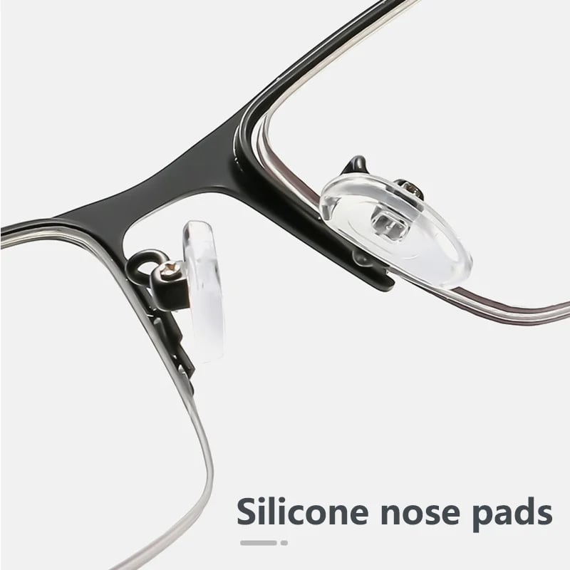 TITANIUM MULTI-FOCUS READING GLASSES PHOTOCHROMIC PROGRESSIVE DOUBLE LIGHT ANTI-BLUE LIGHT