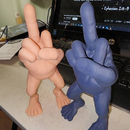 🔥LAST DAY 49% OFF - 🤣Middle Finger Figure With Legs