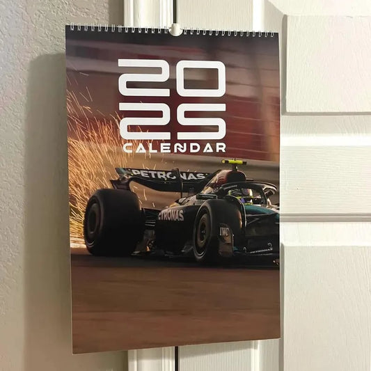 2025 F1 Wall Calendar