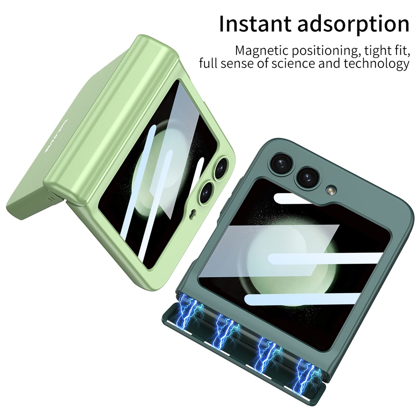 Magnetic All-included Shockproof Phone Case For Galaxy Flip 6/5/4/3 With Back Screen Protector