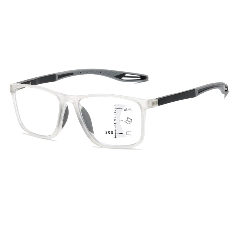 SPORTS TR SQUARE FRAME ULTRA-LIGHT ANTI-BLUE LIGHT READING GLASSES