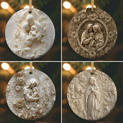 3D Catholic Christmas Ornament