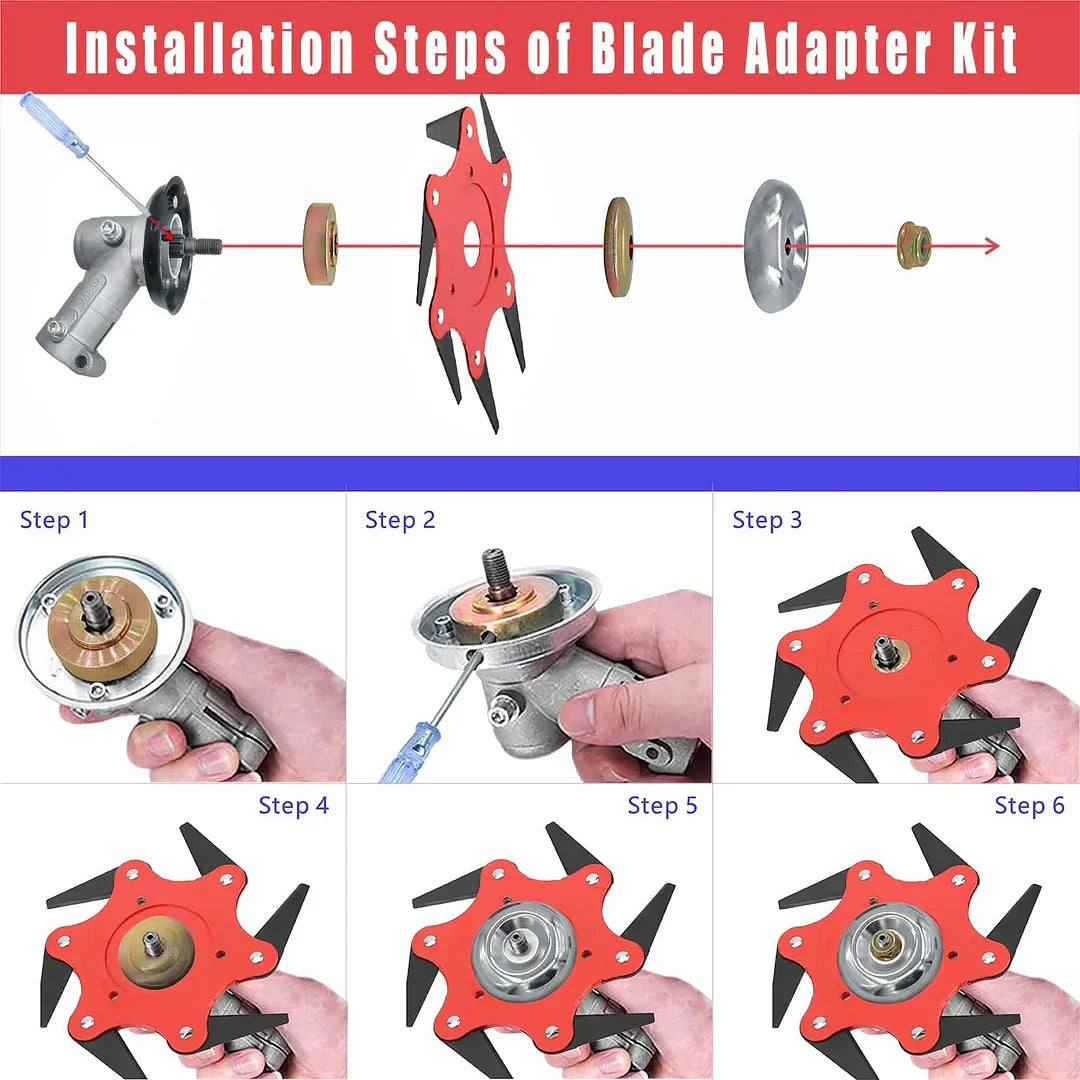 🎁Early Christmas Sale-30% OFF💥UNIVERSAL 6-Steel Razors Trimmer Head