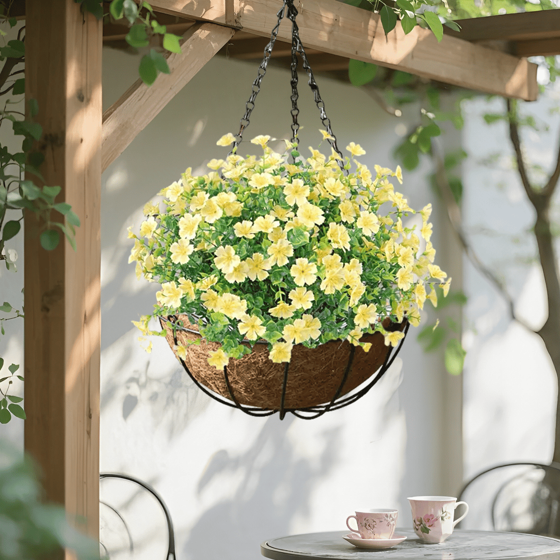 🎉Mother's Day Sale 49% OFF🌼UV Resistant Lifelike Artificial Daisies (Hanging Flowers Basket)