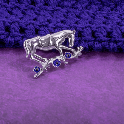 Limited Edition - War Horse Red Poppy Brooch