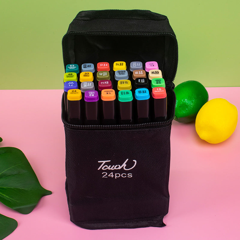 80 Colors Premium Dual Tip Markers Set with Carry Case
